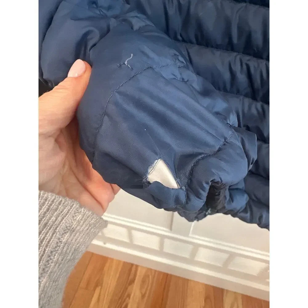 The North Face Hooded Down Quilted Packable Jacket Size M